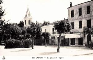Birkadem - Place et Eglise